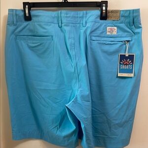 Faherty Men's Aqua Flat Front Shorts
